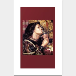 Joan of Arc - Dante Gabriel Rossetti Posters and Art